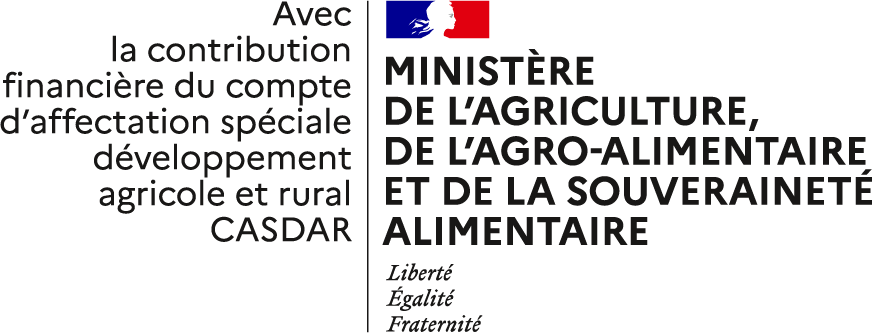 Avec la contribution financière du compte d'affectation spéciale développement agricole et rural CASDAR — Ministère de l'Agriculture